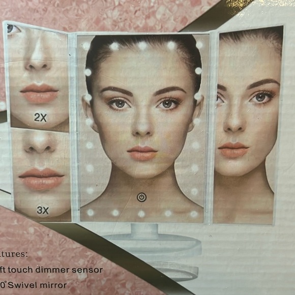 Other - Tri-fold LED make up mirror NIB